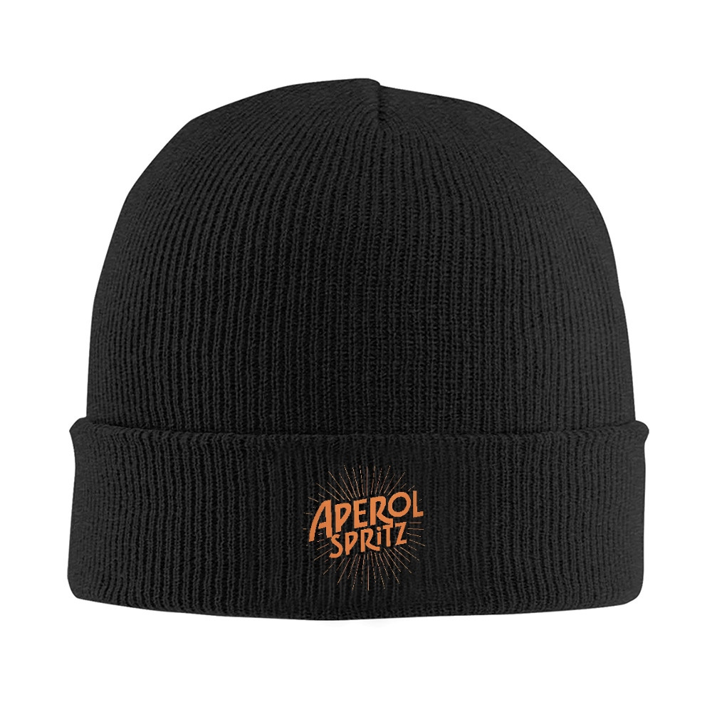 Beanie Cuffed Knit - 1pc Aperols Spritzs Logo Rib Knit