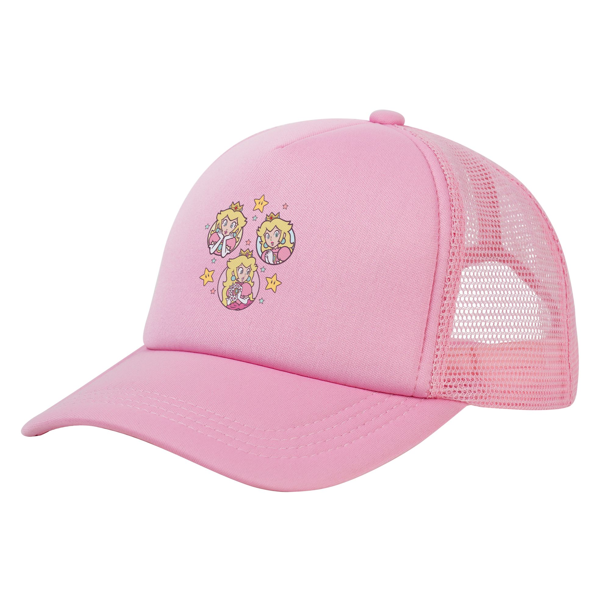 Trucker Cap Mesh - Summer Cooling Marioes characters Princess Peach