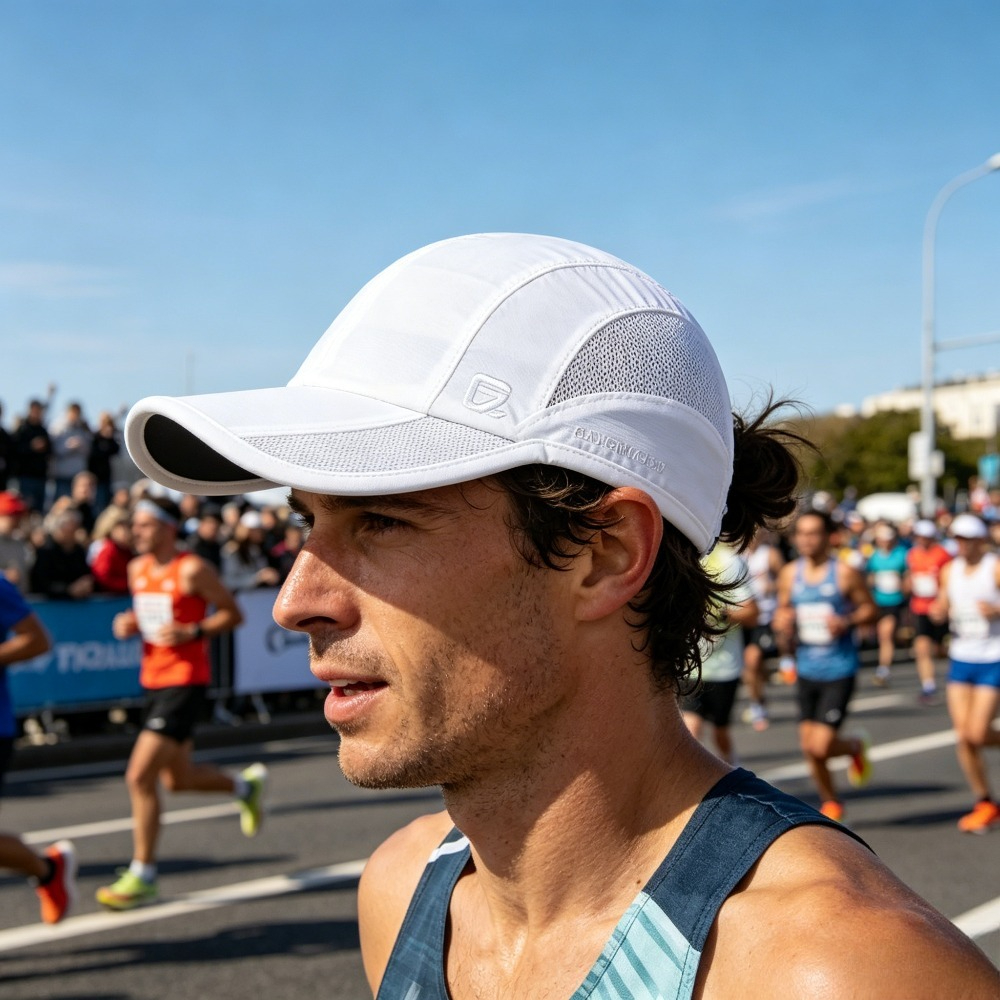 Running Cap Lightweight - GADIEMKENSD Unisex Quick-Dry Running Cap Adjustable