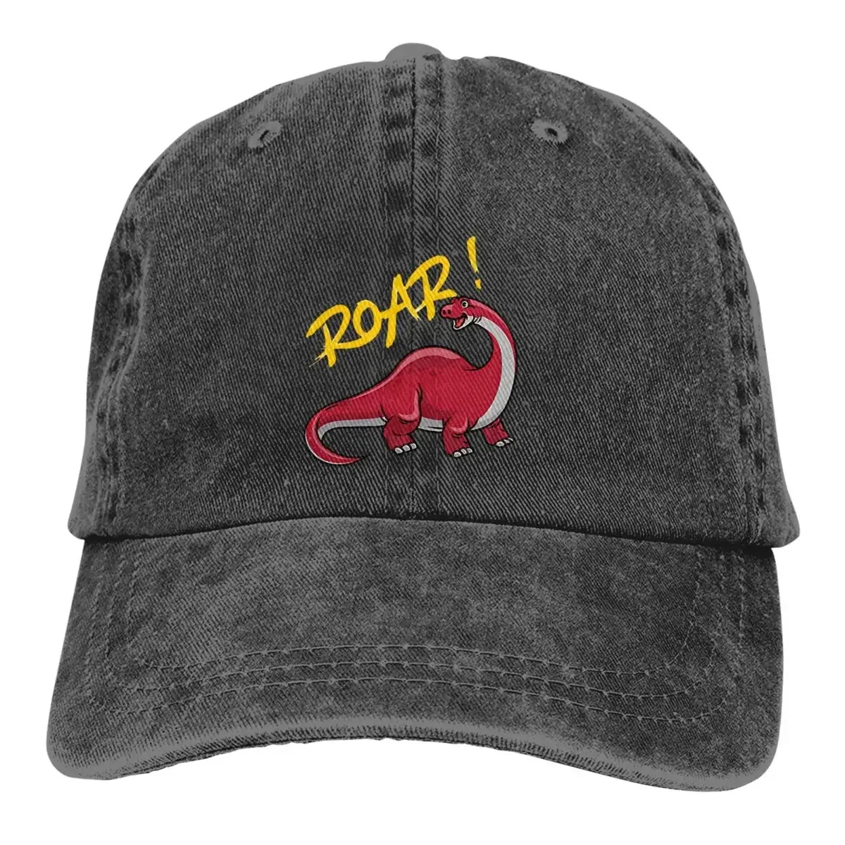 Golf Cap Dad - Washed Men's Baseball Cap Red Cute