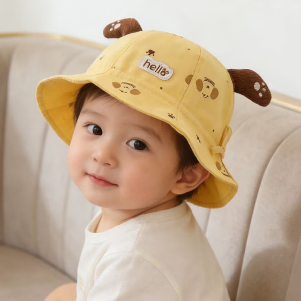 Baby Fishing Cap Spring Autumn - Bucket Hat Cotton ulasan dan harga