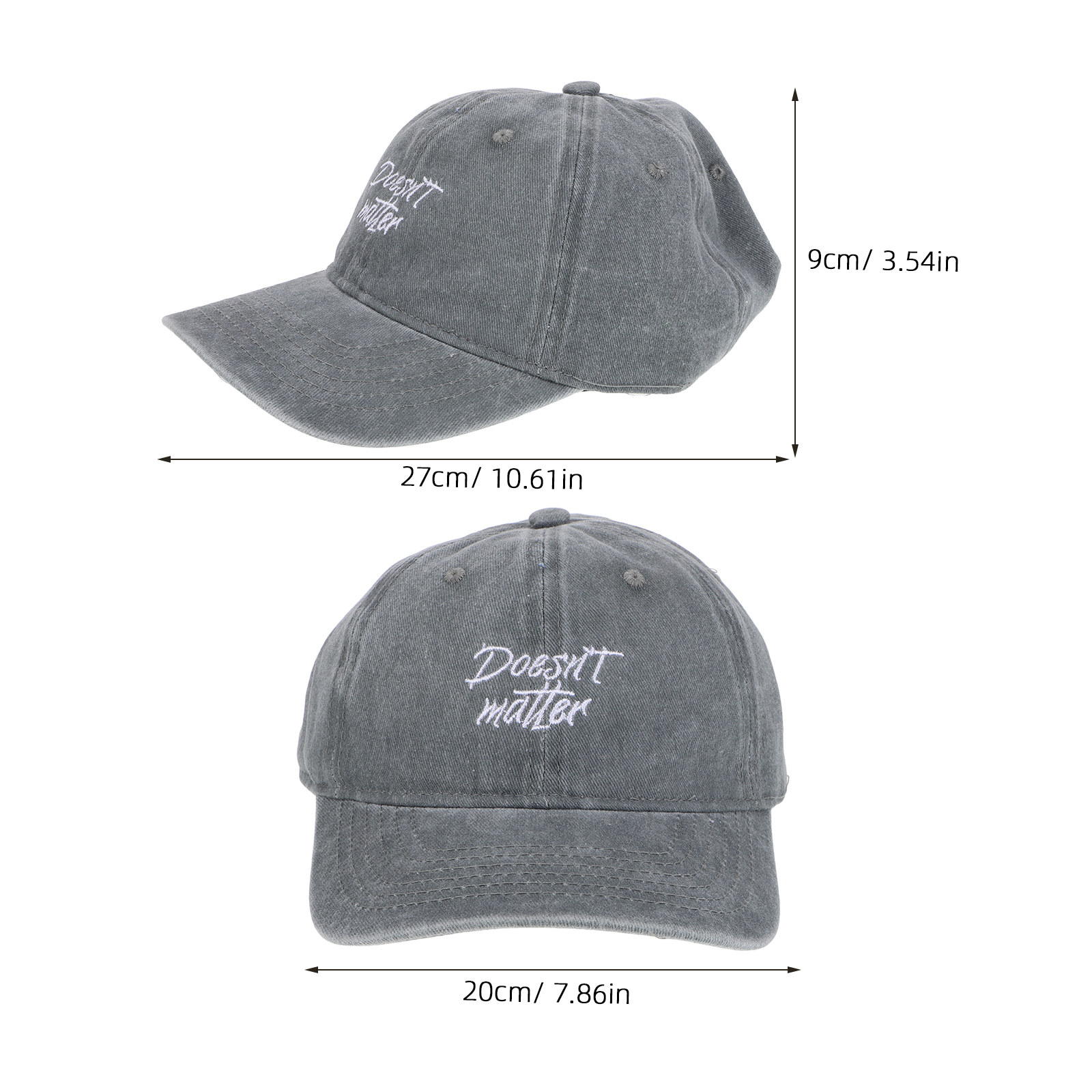 Adjustable Vintage Washed Dist - Dad Hat Cotton ulasan dan harga