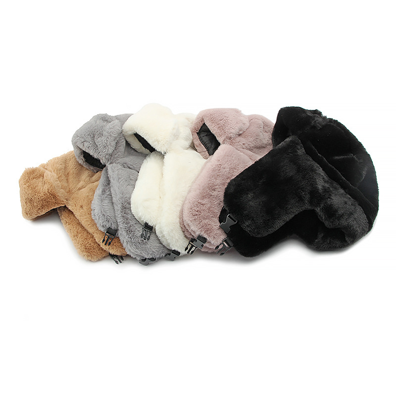 Men and Women's Thick Plush Bo - Trapper Hat Ear Flap ulasan dan harga