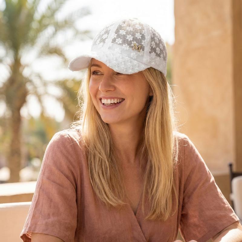 Adjustable Lace Flower Thin Ba - Baseball Cap Structured ulasan dan harga