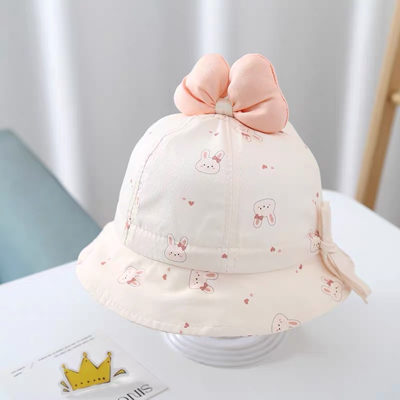Spring 2026 New Cartoon Bear R - Bucket Hat Cotton ulasan dan harga