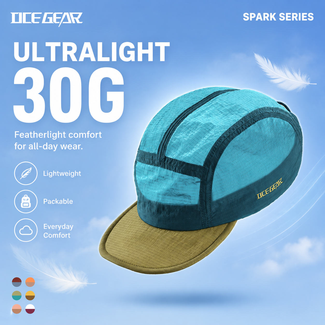 30g Ultralight 5 Panel Hiking  - Corduroy Cap 5 Panel ulasan dan harga