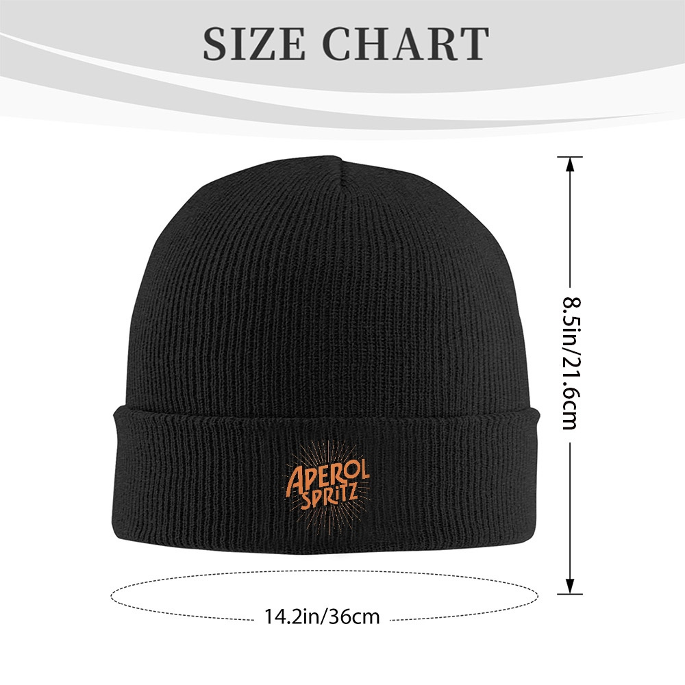 1pc Aperols Spritzs Logo Rib K - Beanie Cuffed Knit ulasan dan harga
