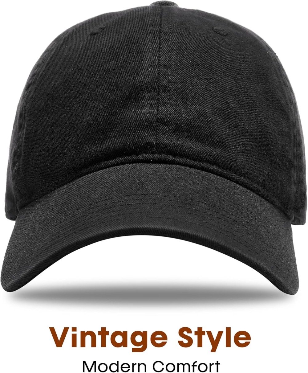 Unisex Vintage Washed Unstruct - Dad Hat Cotton ulasan dan harga