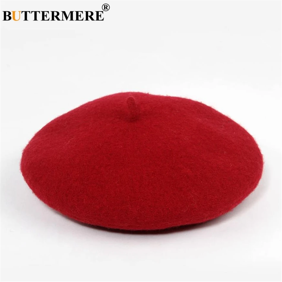 Navy Children Wool Beret Girl  - Beret French Wool ulasan dan harga