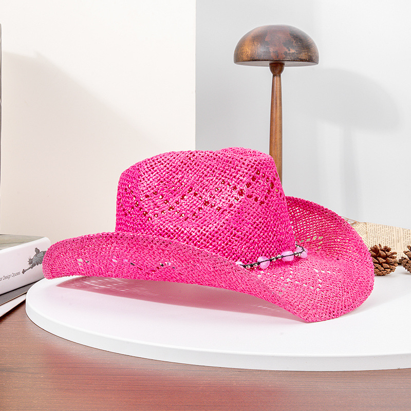 Women Cowboy Hat Unisex Hollow - Cowboy Hat Straw ulasan dan harga