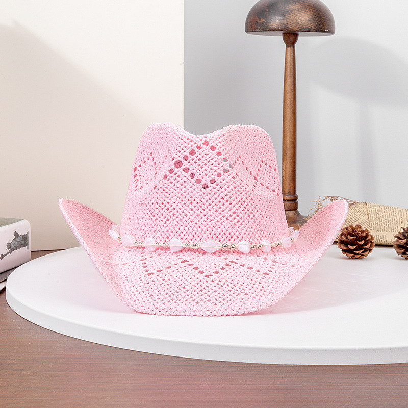 Women Cowboy Hat Unisex Hollow - Cowboy Hat Straw ulasan dan harga