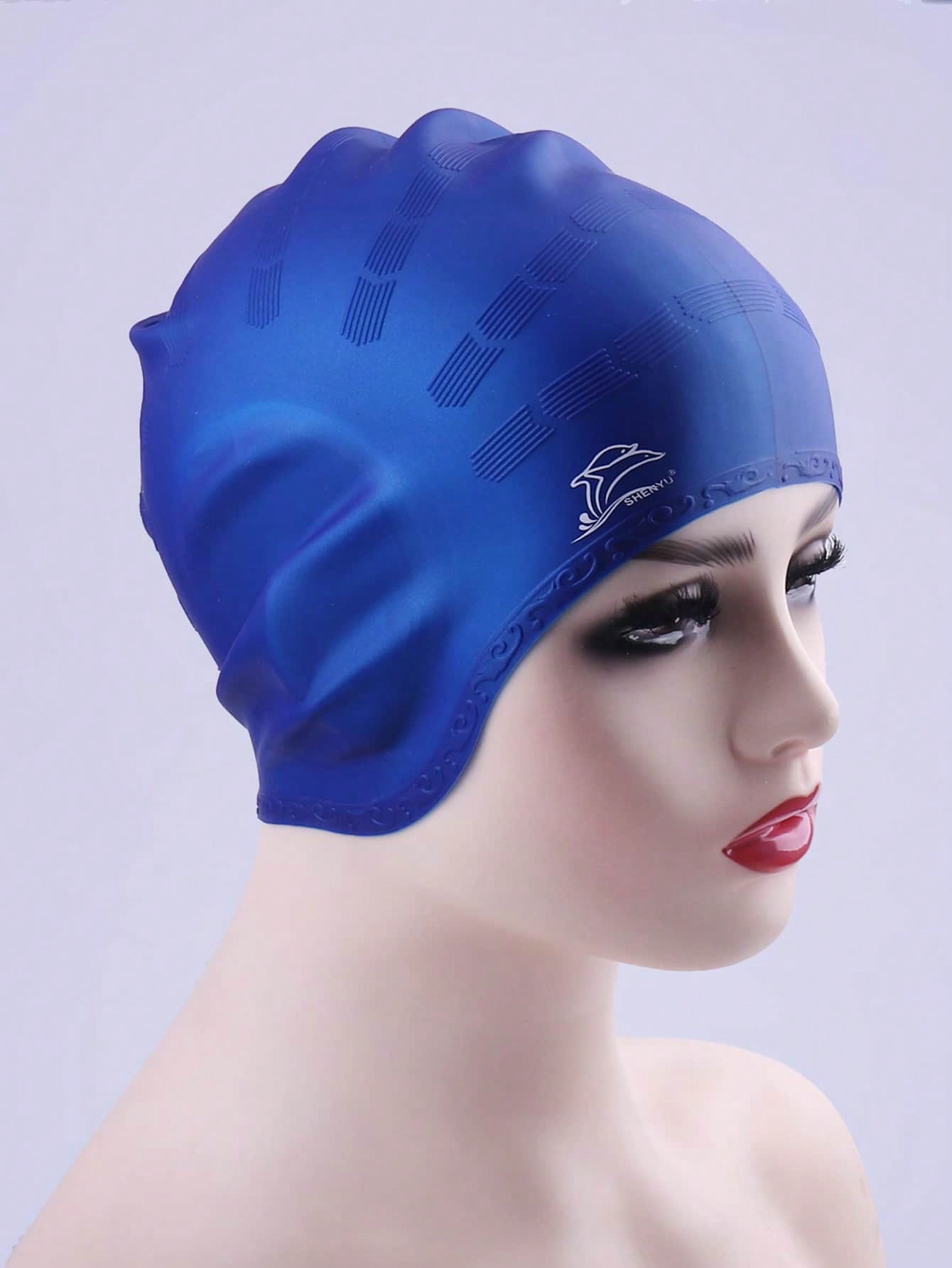 Silicone Waterproof Swim Cap E - Swim Hat Silicone ulasan dan harga