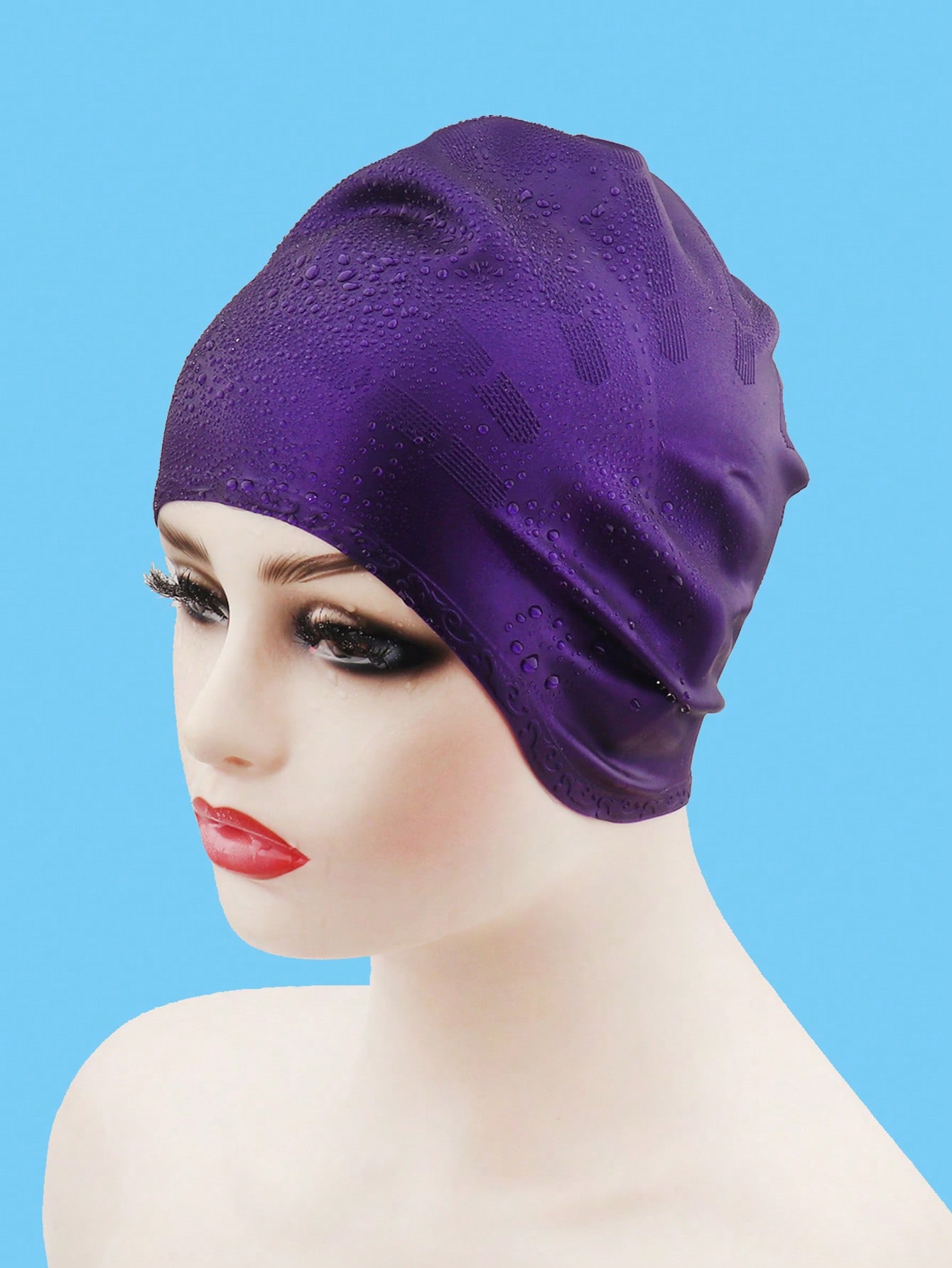 Silicone Waterproof Swim Cap E - Swim Hat Silicone ulasan dan harga