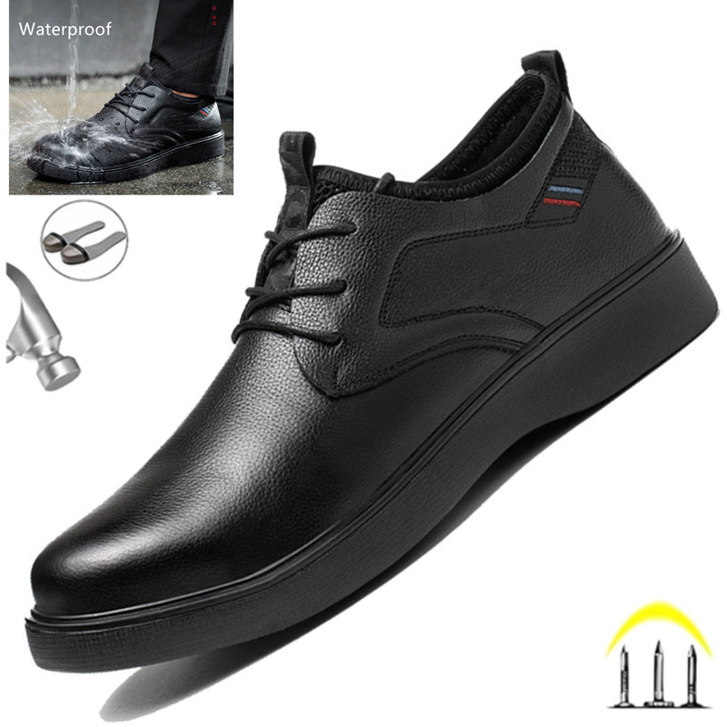 Men Genuine Leather Formal Sho - Snapback Hat Flat ulasan dan harga