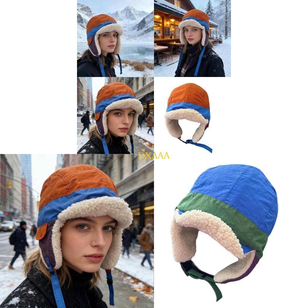 DXAA Warm Ear Flap Hat with Co - Winter Trapper Hat ulasan dan harga