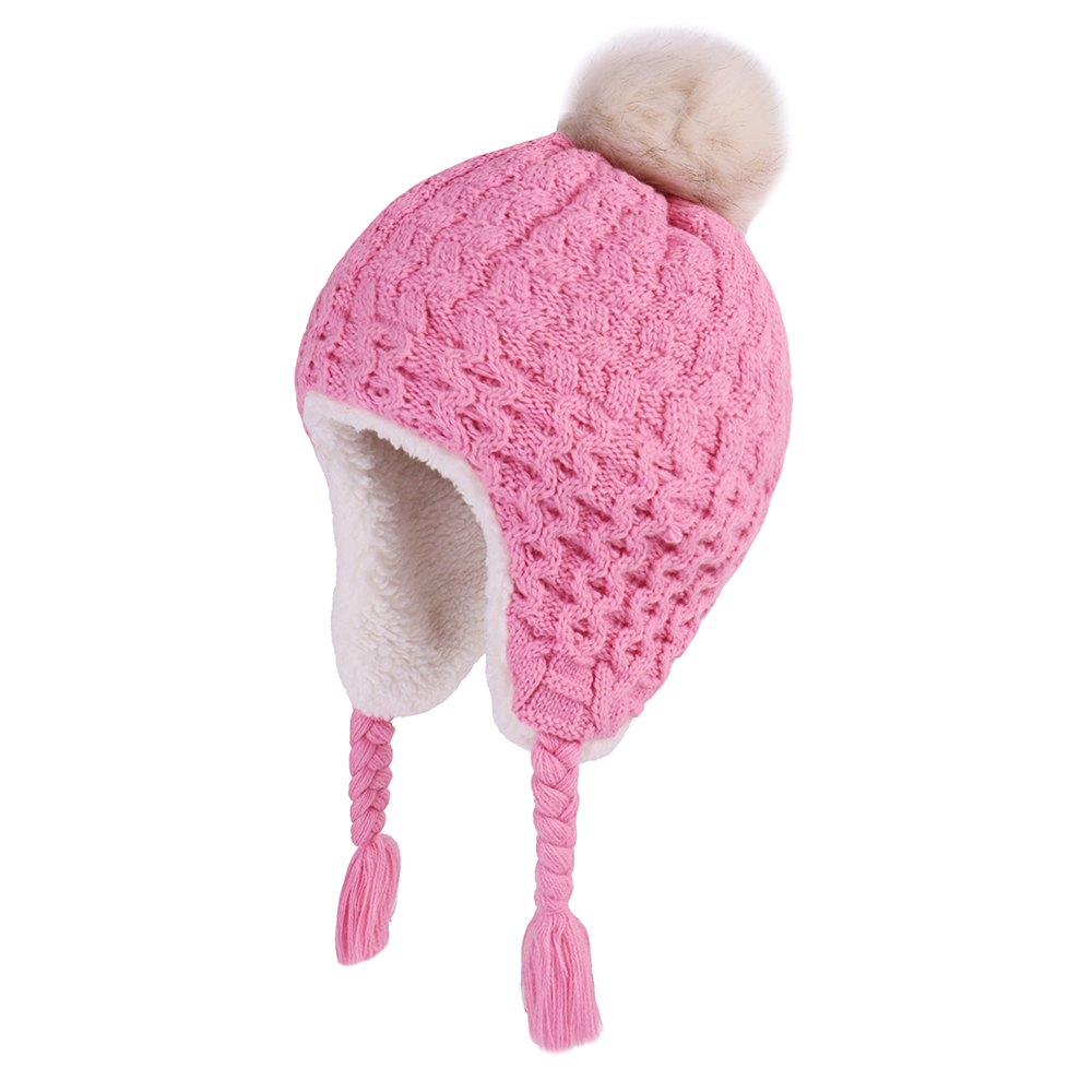 Baby Winter Knit Earflap Hats  - Winter Trapper Hat ulasan dan harga