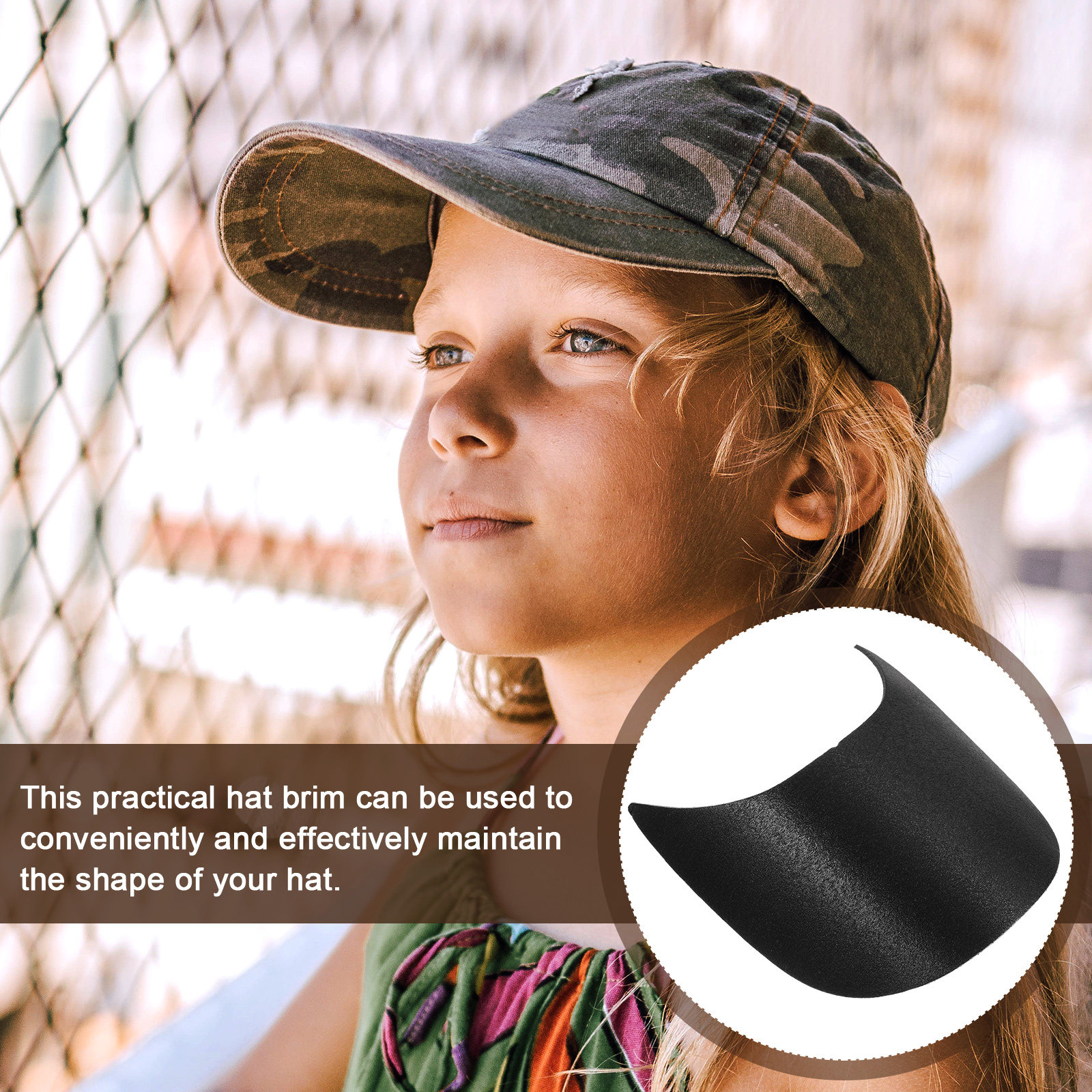 10Pcs Plastic Hat Brim Insert  - Visor Sun Hat ulasan dan harga