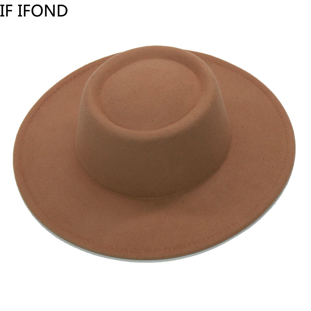 Fedora Hats Men Women 8.5CM Wi - Fedora Hat Wool ulasan dan harga