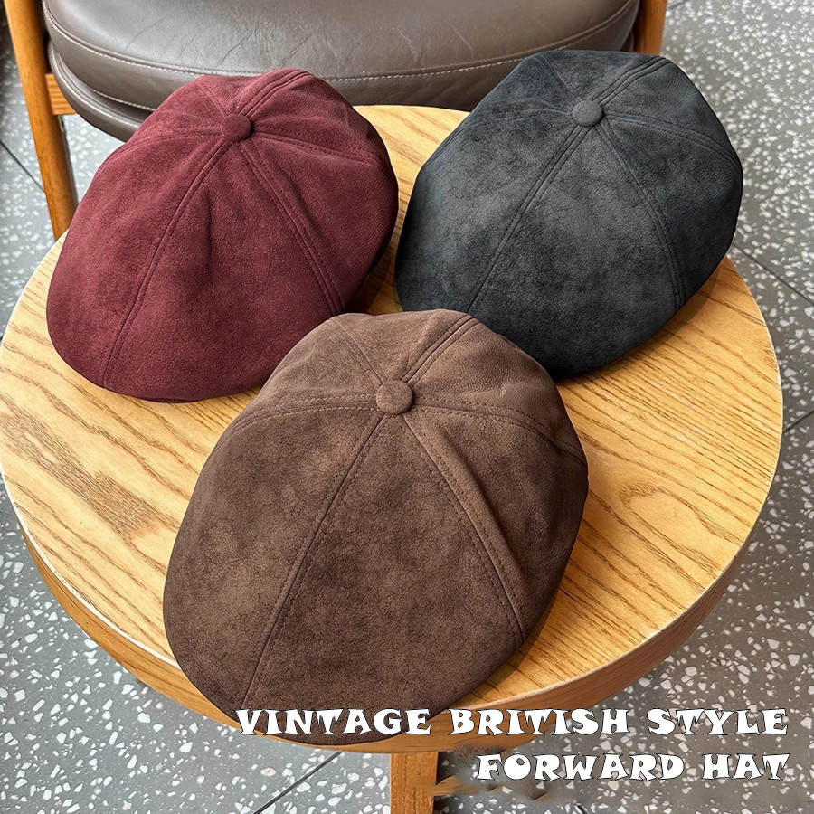 Vintage Suede Newsboy Cap Men  - Newsboy Cap Ivy ulasan dan harga
