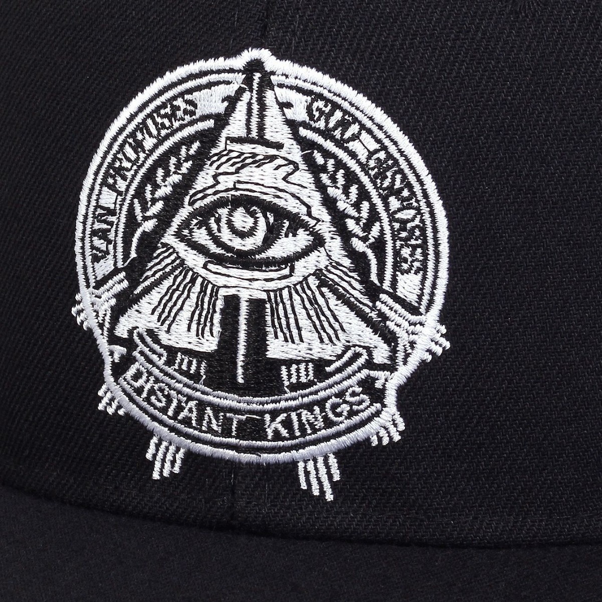 Unisex All-Seeing Eye Embroide - Snapback Hat Flat ulasan dan harga
