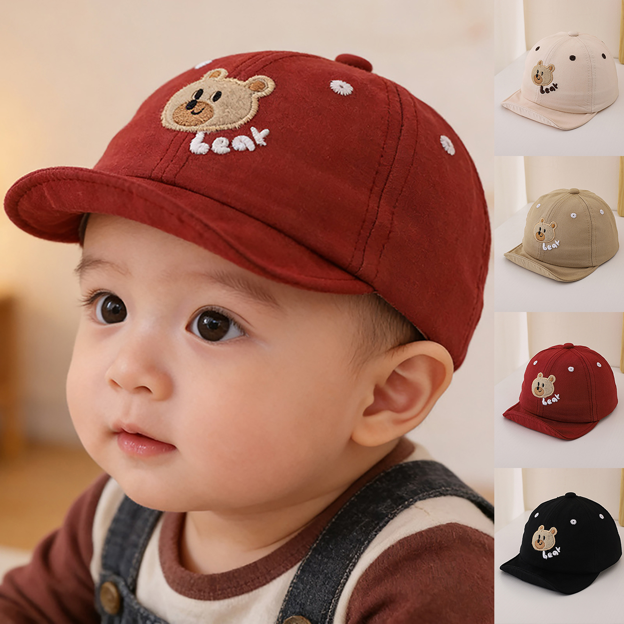 Cute Baby Peaked Hat Soft Brim - Visor Sun Hat ulasan dan harga