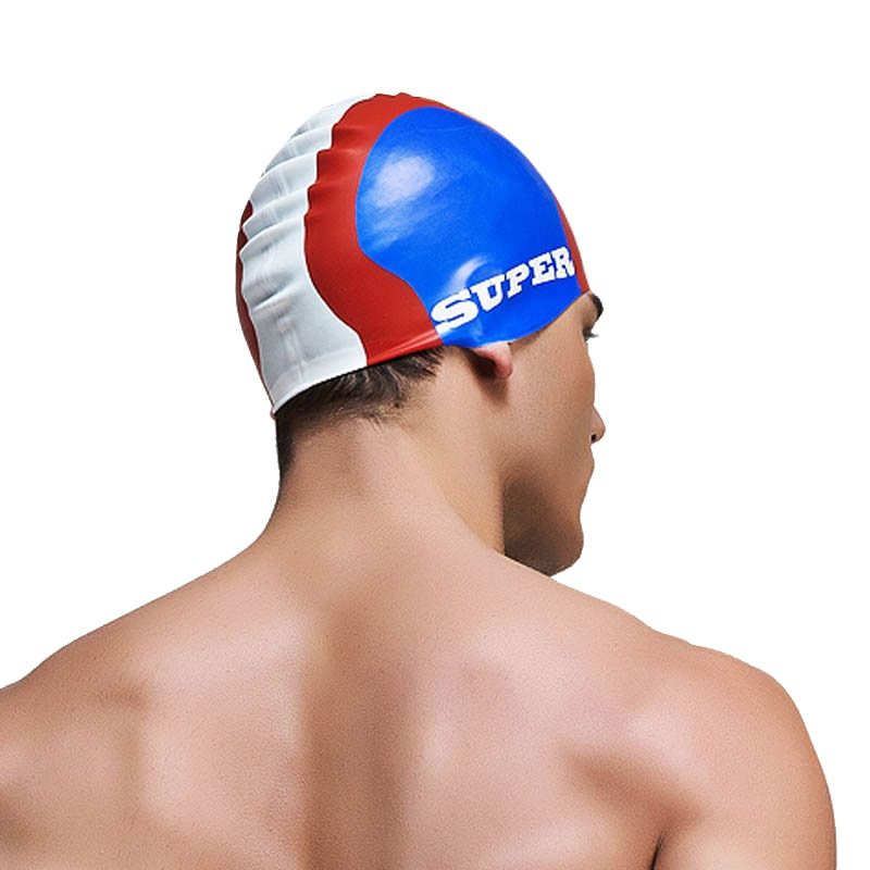 Summer water man swimming caps - Swim Hat Silicone ulasan dan harga