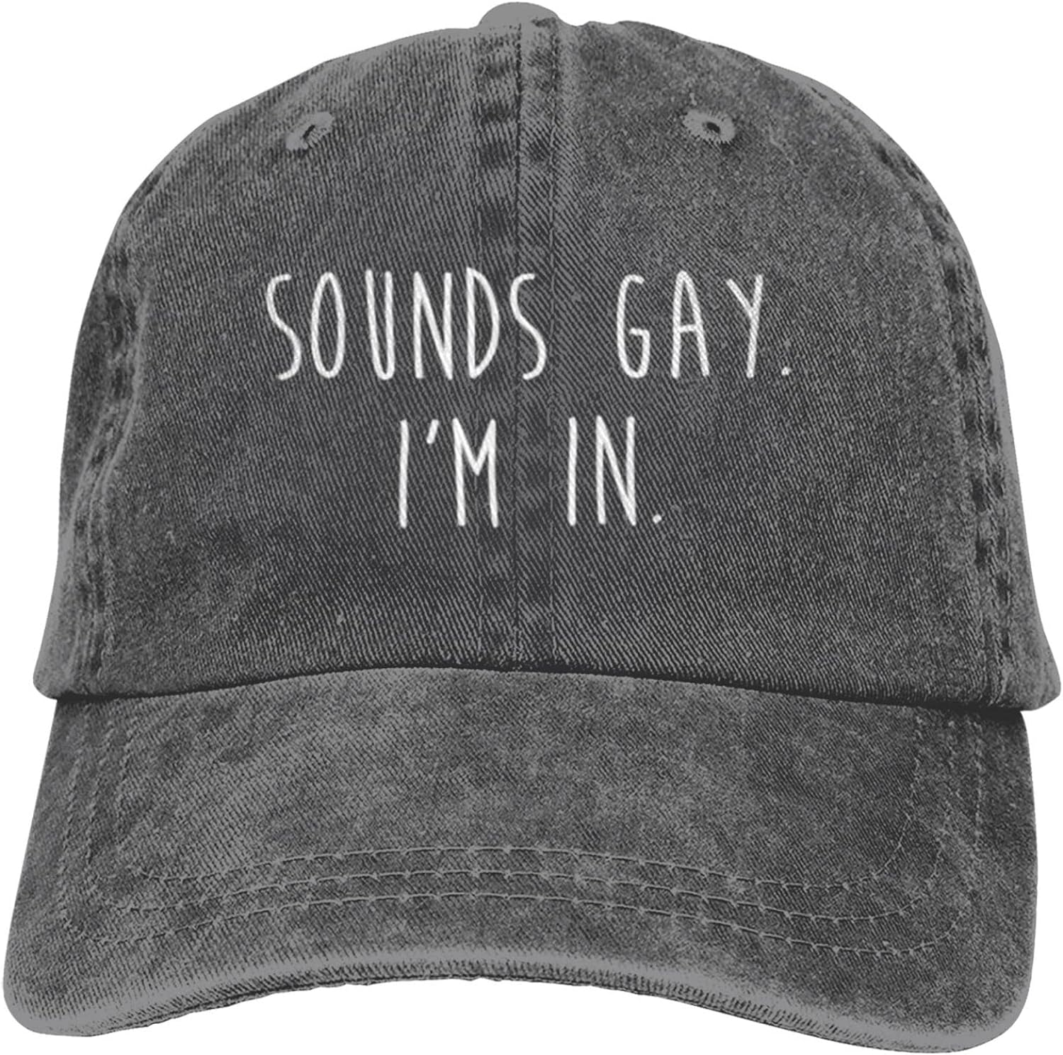 Hat Funny Gay Sounds Gay I'm i - Golf Cap Dad ulasan dan harga