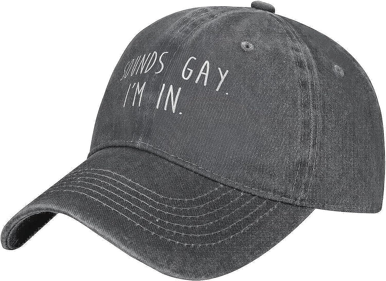Hat Funny Gay Sounds Gay I'm i - Golf Cap Dad ulasan dan harga