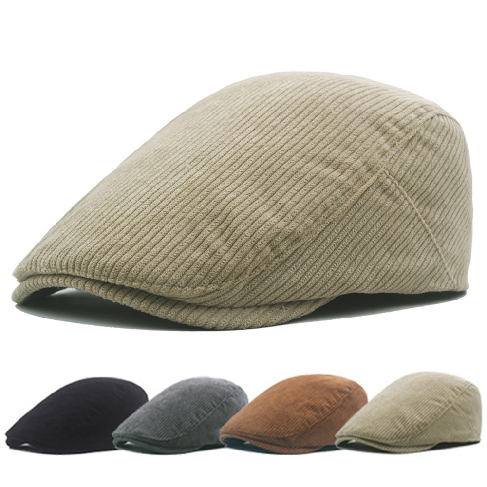 New Beret Corduroy Ivy Cap Hat - Newsboy Cap Ivy ulasan dan harga