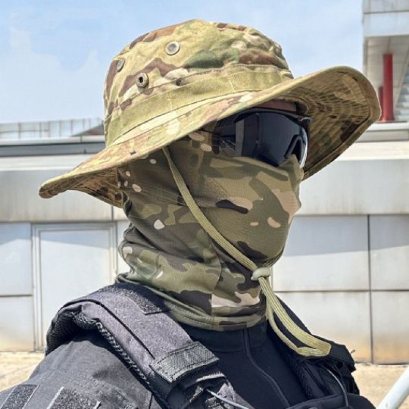 Tactical Camouflage Fishing Ca - Boonie Hat Tactical ulasan dan harga
