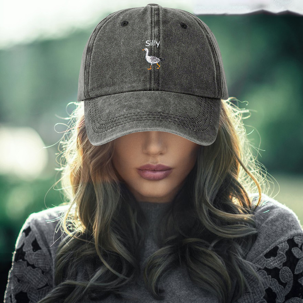 Embroidered Silly Goose Baseba - Golf Cap Dad ulasan dan harga