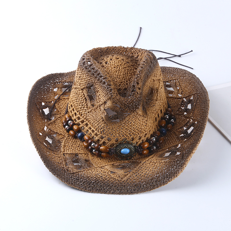 Spring and summer Spanish retr - Cowboy Hat Straw ulasan dan harga