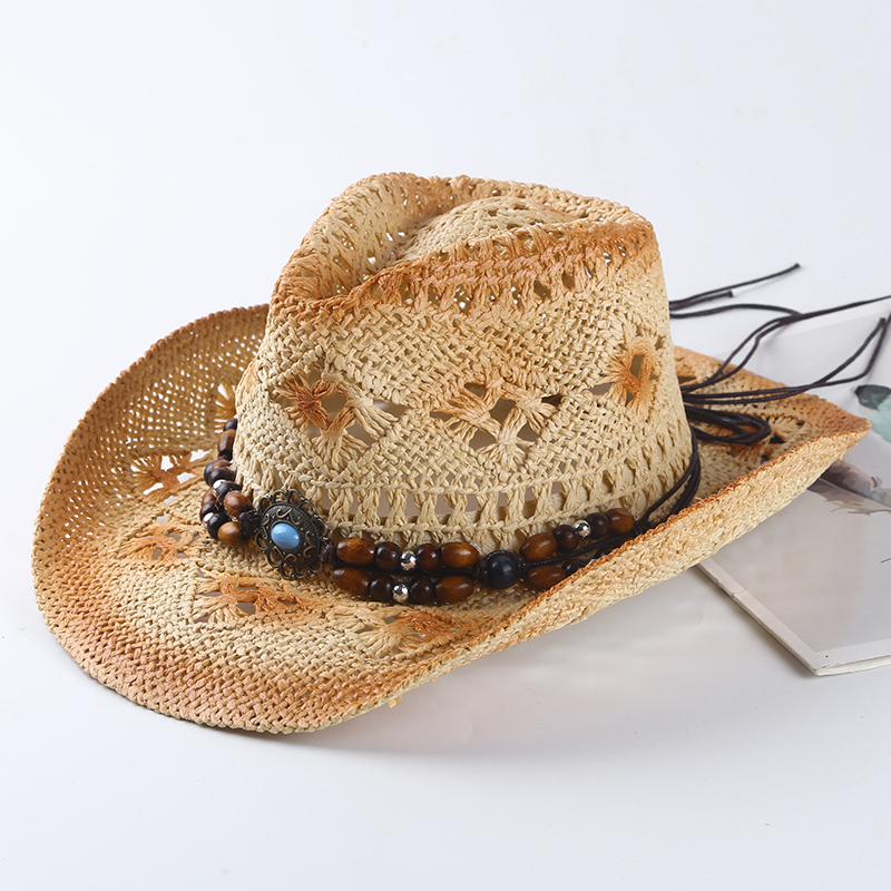 Spring and summer Spanish retr - Cowboy Hat Straw ulasan dan harga