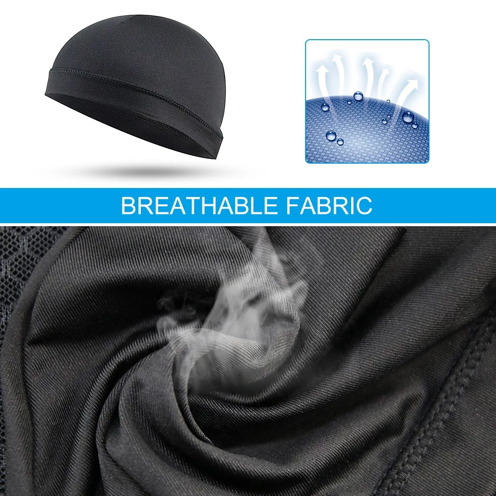 1PC Cooling Skull Cap For Men  - Skull Cap Helmet Liner ulasan dan harga