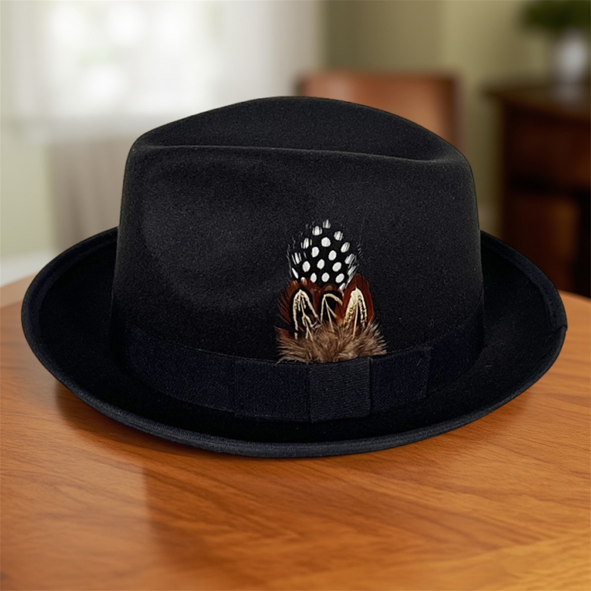 Vintage Style Wool Fedora Hat  - Fedora Hat Wool ulasan dan harga