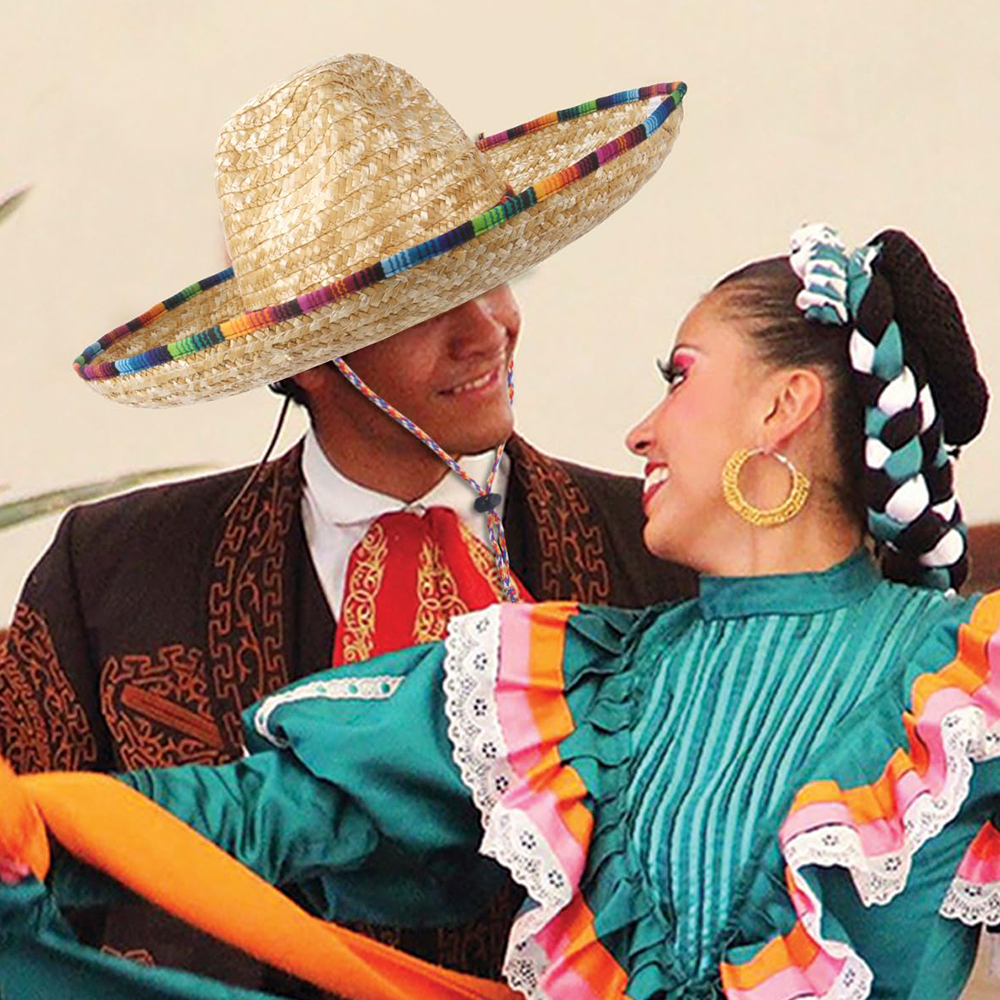 Mexican Sombrero Hat Straw Wea - Sun Hat Wide Brim ulasan dan harga