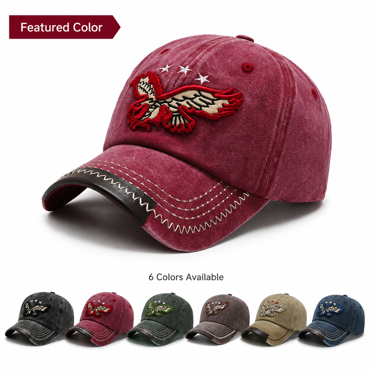 Vintage Washed Cotton Baseball - Baseball Cap Structured ulasan dan harga