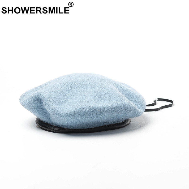 Sky Blue French Beret Women Au - Beret French Wool ulasan dan harga