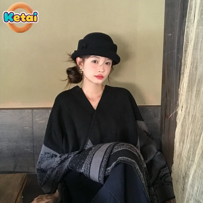 Black Wool Top Hat Beret Women - Beret French Wool ulasan dan harga