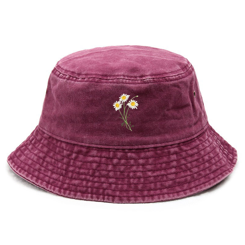 Customize Flower Cotton Washed - Bucket Hat Cotton ulasan dan harga