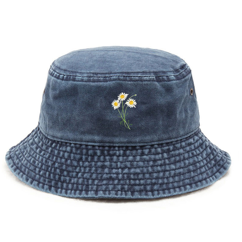 Customize Flower Cotton Washed - Bucket Hat Cotton ulasan dan harga