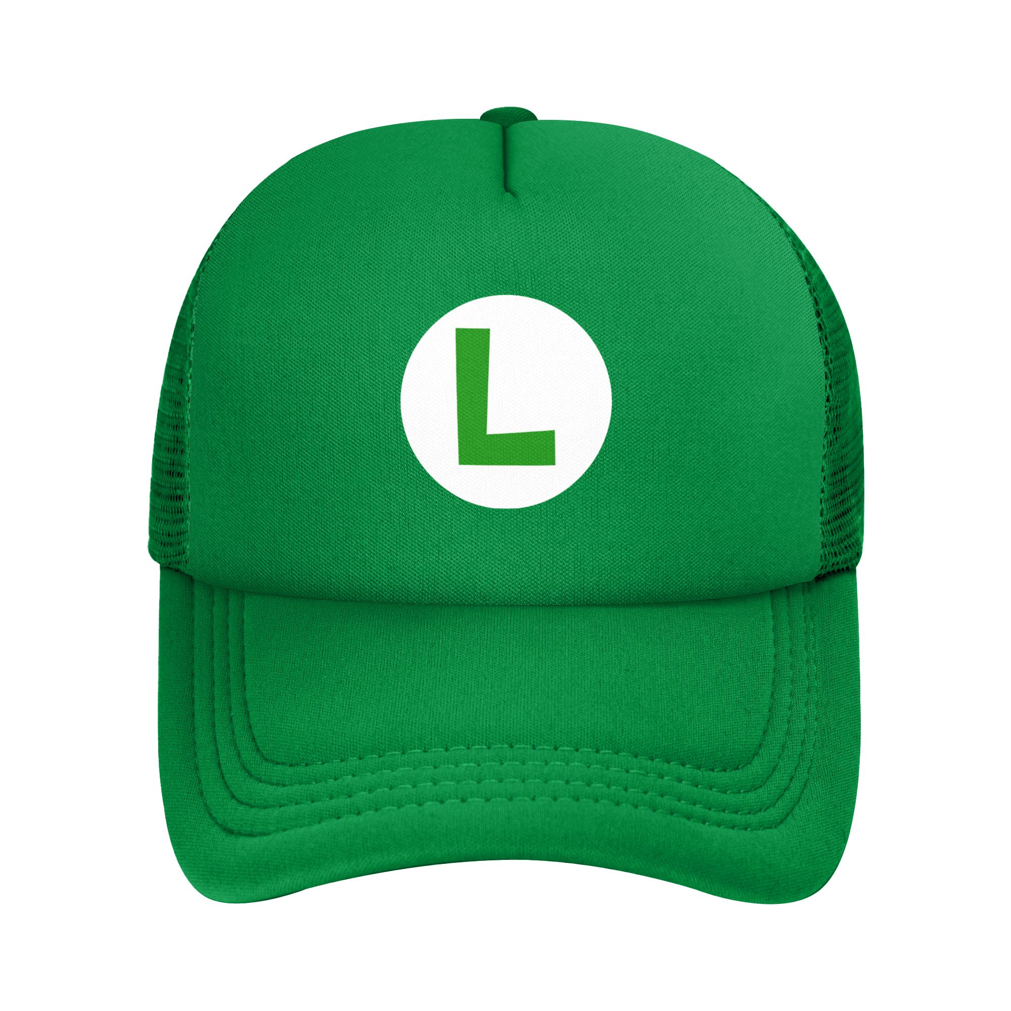 green L red m marioes Luigis F - Trucker Cap Mesh ulasan dan harga